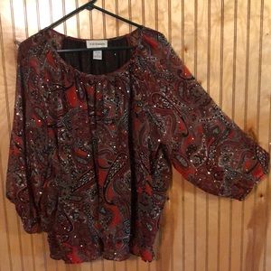 C.D. Daniels Blouse - Sz 3X